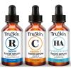 image:imageTruSkin Face Serum Trio  Vitamin C Retinol amp Hyaluronic Acid AntiAging Serums for Face  AM PM amp AllDay Skincare Routine  Brightening Smoothing amp Hydrating Facial Serums 1 fl oz Each