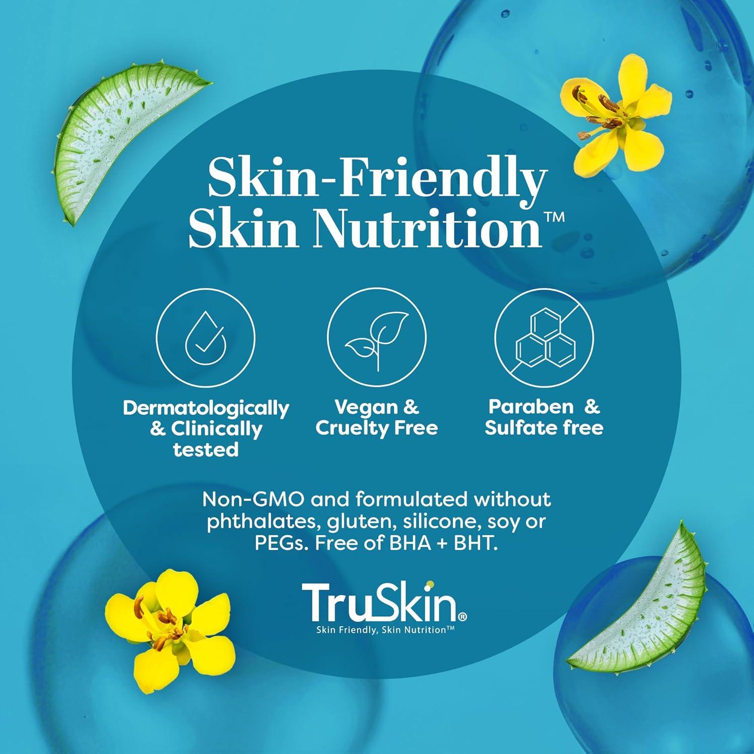 image:imageTruSkin Hyaluronic Acid Serum for Face 7 UltraHydrating Ingredients Moisturizing amp Plumping Facial Serum for Smooth HealthyLooking Skin 2 Fl Oz2 Fl Oz Pack of 1