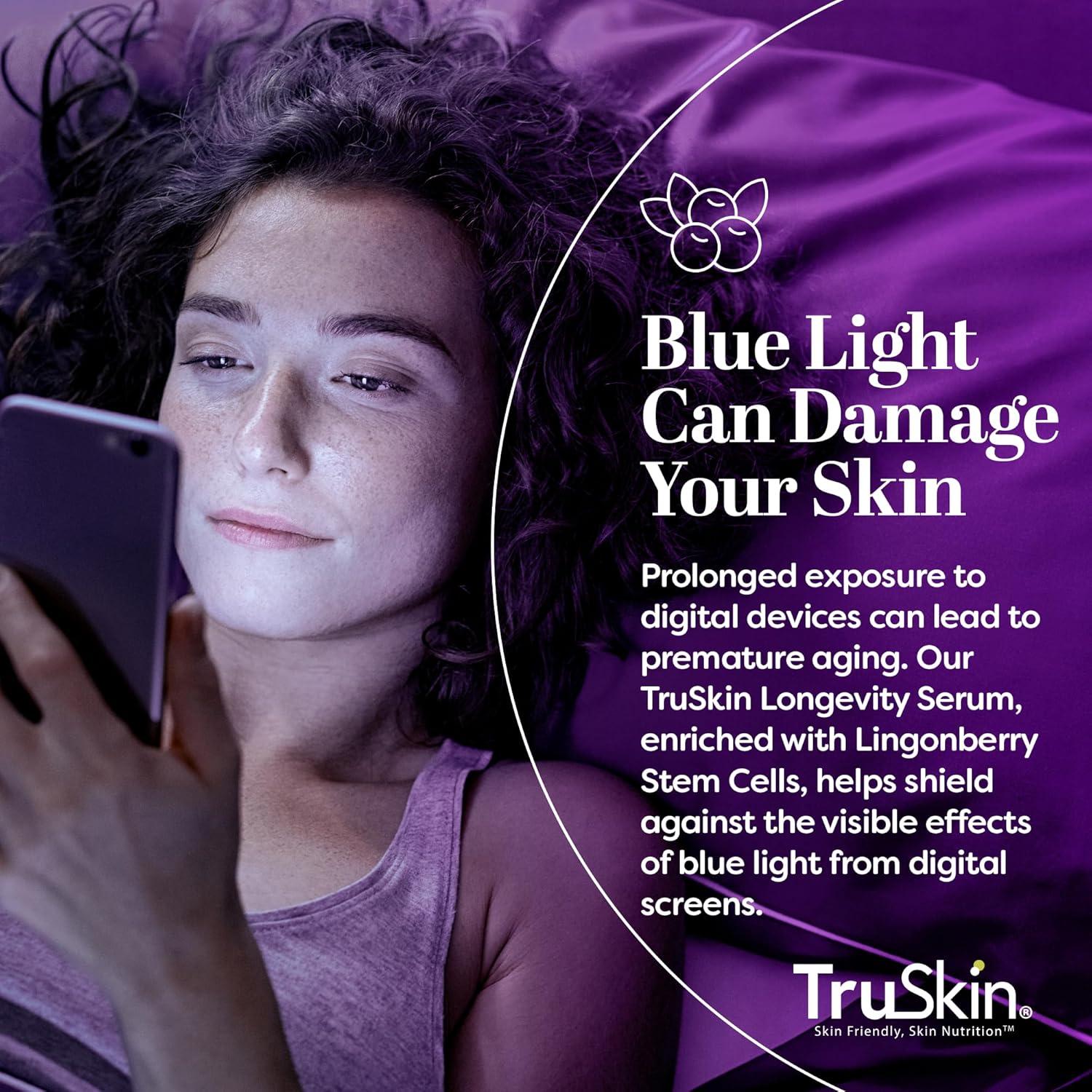image:imageTruSkin Longevity Bakuchiol Serum Rejuvenating Face Serum with Lingonberry Stem Cells amp Snow Algae Healthy Aging Gentle Retinol Alternative Improves Appearance of Wrinkles 1 fl oz