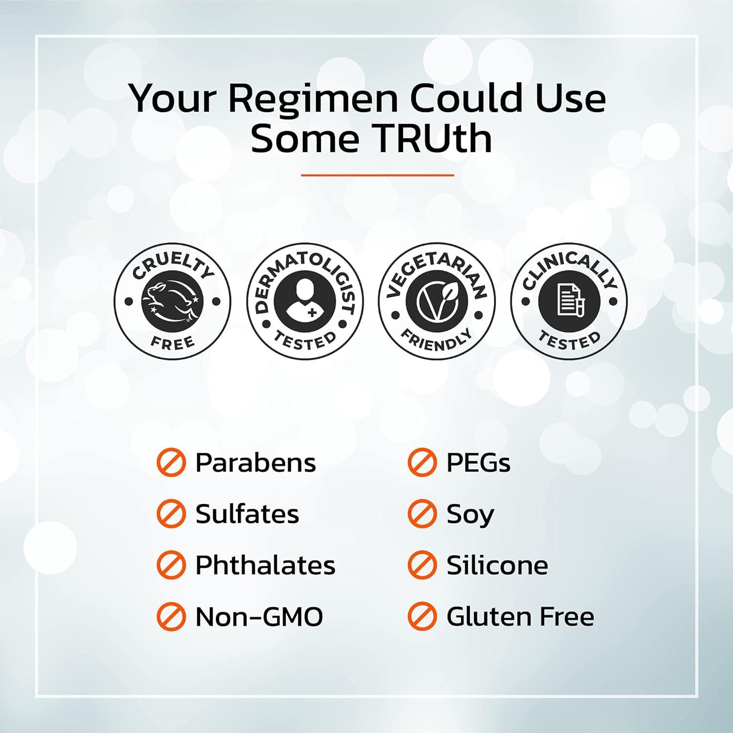 image:imageTruSkin Retinol Face Moisturizer Powerful AntiAging Moisturizer for Women with Hyaluronic Acid amp Vitamin E Retinol Cream for Face for YouthfulLooking Appearance 2 fl oz2 Fl Oz Pack of 1