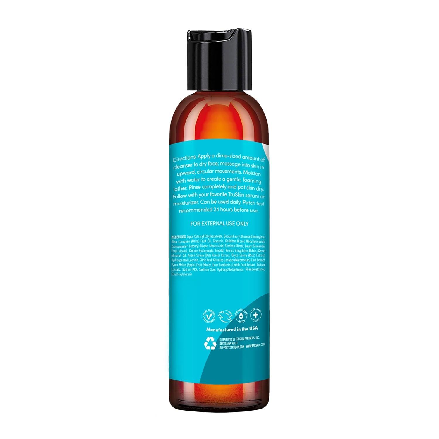 image:imageTruSkin Soothing Cleansing Milk Gentle Facial Cleanser with Rice amp Oat Milk Hyaluronic Acid Removes MakeUp Without Stripping Sensitive SkinCleansing Milk