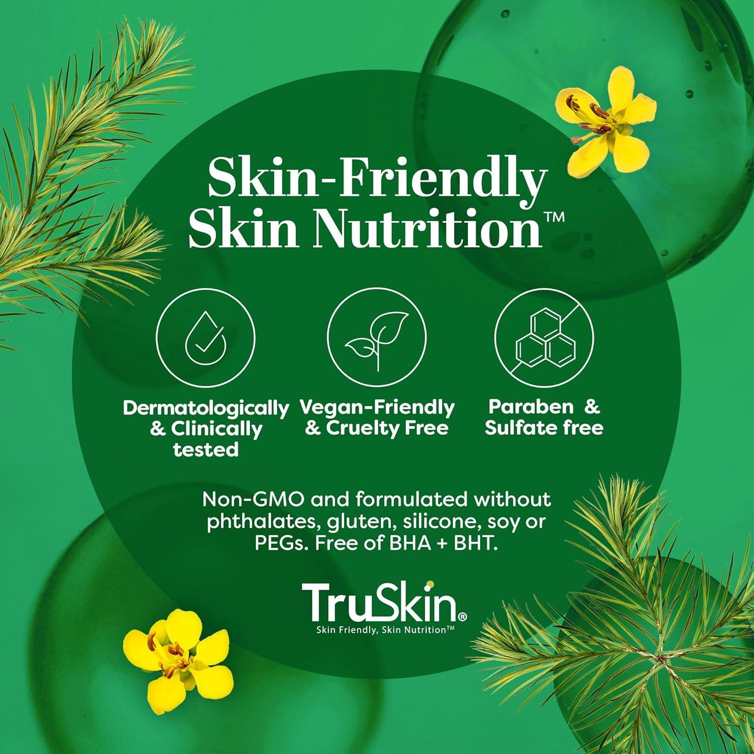 image:imageTruSkin Tea Tree Oil Acne Treatment Serum for Face Salicylic Acid Niacinamide Vitamin C amp Retinol Clarifying Super Facial Serum for AcneProne Skin amp Pores 2 Oz1 Fl Oz Pack of 1