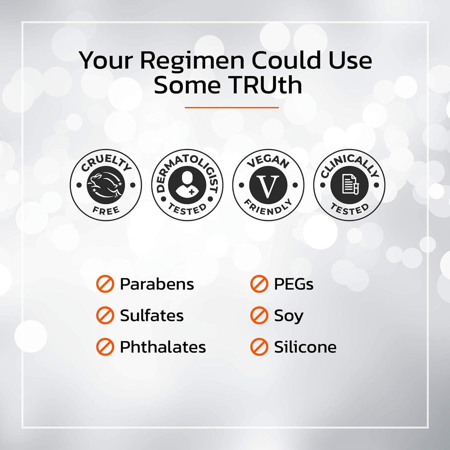image:imageTruSkin Vitamin C Night Cream Skins Natural Collagen Supporting Blend with Cocoa Butter Vitamin B5 Botanical Essential Oils Brightening and Hydrating Face amp Neck FirmerFeeling Skin 2 fl oz