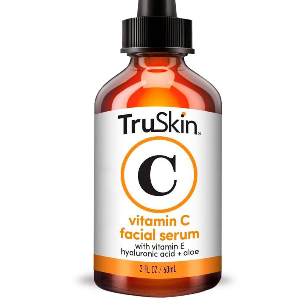 image:imageTruSkin Vitamin C Serum for Face Anti Aging Face Serum with Hyaluronic Acid amp Vitamin E Brightening Formula for Improving Appearance of Dark Spots Fine Lines amp Wrinkles All Skin Types 1 fl oz2 Fl Oz Pack of 1
