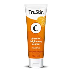 TruSkin Vitamin C Cleanser for Face – Brightening Face Wash with Vitamins C & E, Rosehip Oil, Aloe Vera and MSM – Deep Clean and Refresh for Radiant, Healthy-Looking Skin, 4 fl oz(5 Fl Oz (Pack of 1))