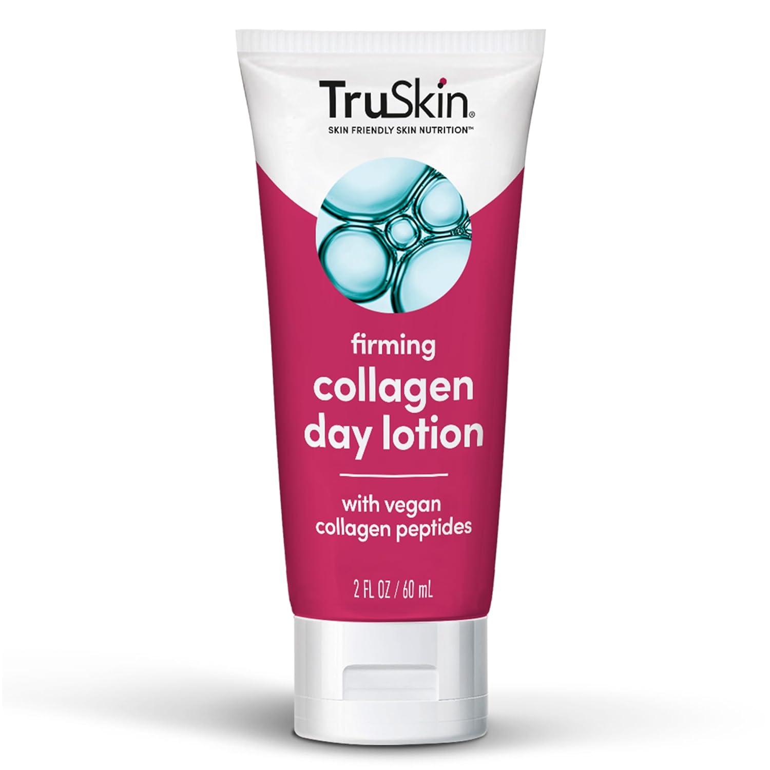 image:imageTruSkin Collagen Cream for Face Firming Day Lotion with Vegan Collagen Peptides TriCeramides Green Algae Anti Aging to Visibly Strengthen amp Plump Skin for a FirmerLooking Glow 2 fl oz