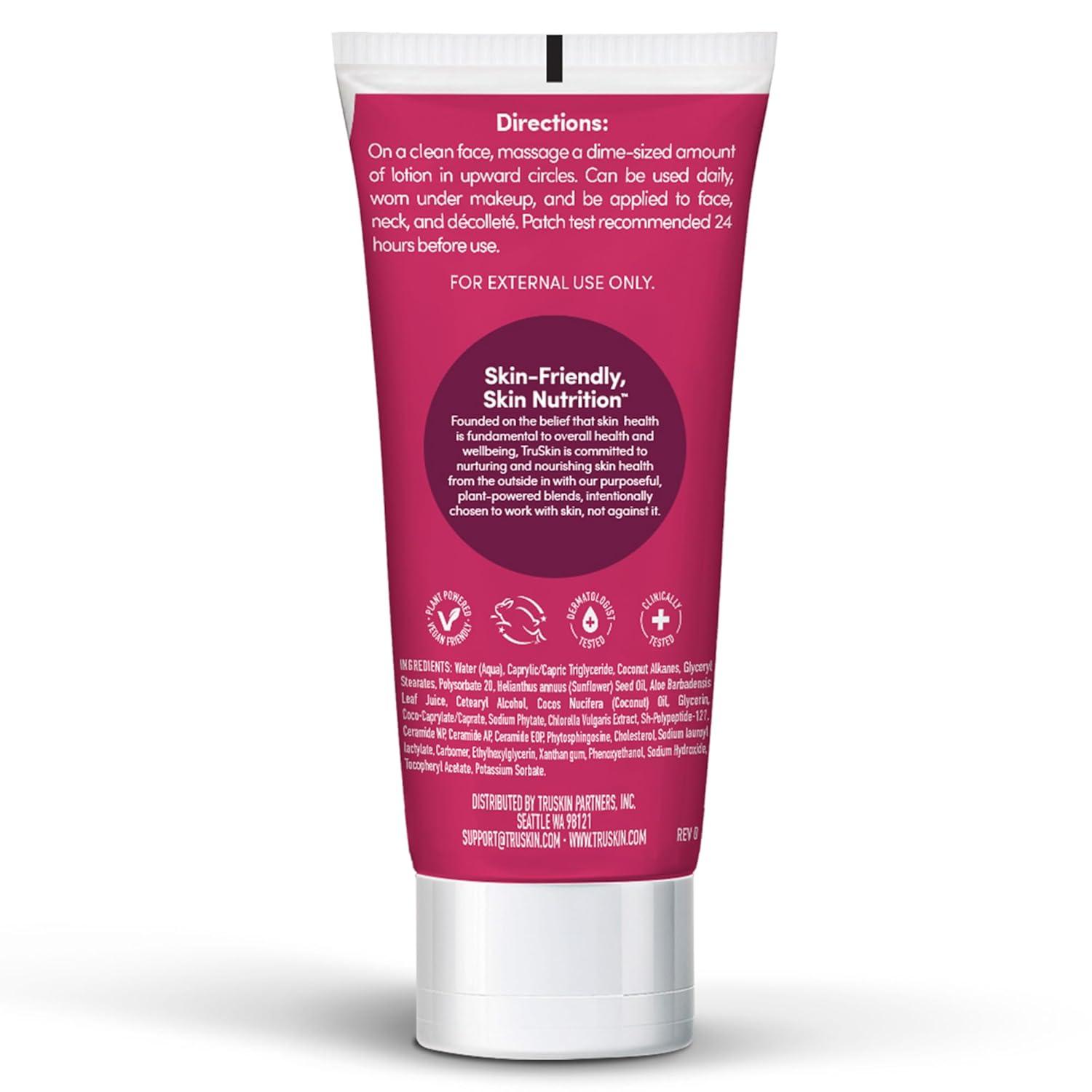 image:imageTruSkin Collagen Cream for Face Firming Day Lotion with Vegan Collagen Peptides TriCeramides Green Algae Anti Aging to Visibly Strengthen amp Plump Skin for a FirmerLooking Glow 2 fl oz